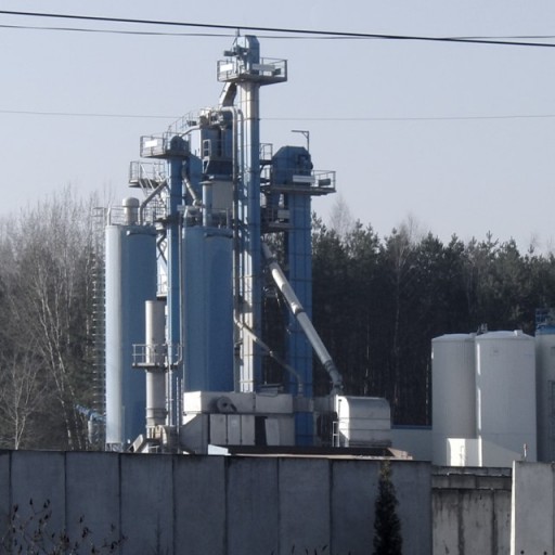 Stacjonarna baza do produkcji asfaltu w Mszczonowie